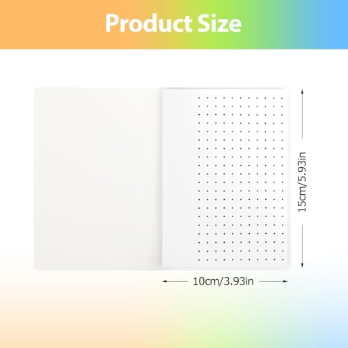 3-Pack Mixed Sticky Notes Set (Grid, Dotted, Lined) 4x6 Inch