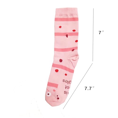 Worm Cute Fun Funny Novelty Socks Gifts for Women Men