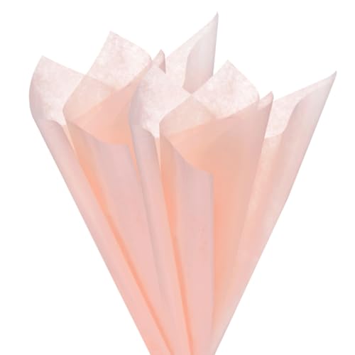 M METERXITY 38-Sheet Korean Cotton Wrapping Flower Paper, 11.8 Inch Waterproof Floral Wrapping Cotton Paper for Bouquets/Gift Packaging [Orange Pink] - color: Orange Pink