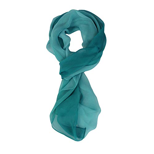PANTONIGHT Long Chiffon Sheer Scarf Gradient Shaded Colors Lightweight Scarf For Womens - color: Col 705