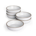 famiware Ceramic Soy Sauce Dish, 3oz Dipping Bowls Set of 6, Snowy White - color: Snowy White, style: Nature