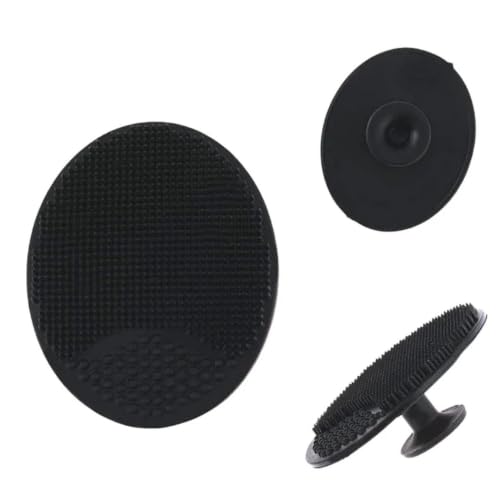 Silicone Face Scrubber 4 Pack – Soft Manual Facial Cleansing Brush for Deep Pore Exfoliating, Gentle Skin Cleanser Pad & Makeup Remover Tool for Men & Women