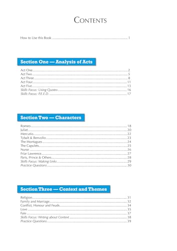 Romeo & Juliet Workbook Inc Answers