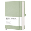 RETTACY Dotted Journal Notebook, 320 Numbered Pages, A5 (5.7'' × 8.3'') - color: Light Green