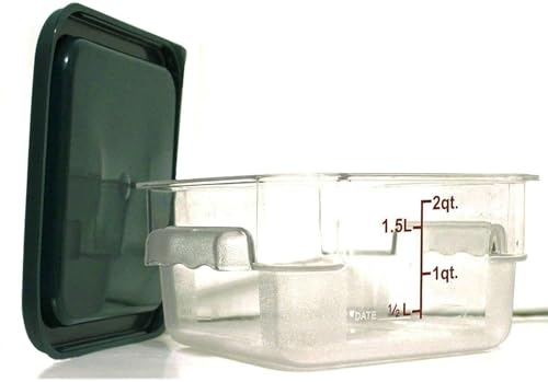 Tiger Chef Food Storage Containers with Lids - Plastic Container Set for Pantry Storage- 2 Qt - 4 Pack for Sugar, Flour, Cereal, Dry Goods - style: 2 Quart