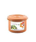 e-jen Premium Kimchi, Sauerkraut Container Probiotic Fermentation with Inner Vacuum Lid Round (0.8 gal/ 3L) - size: 3 l