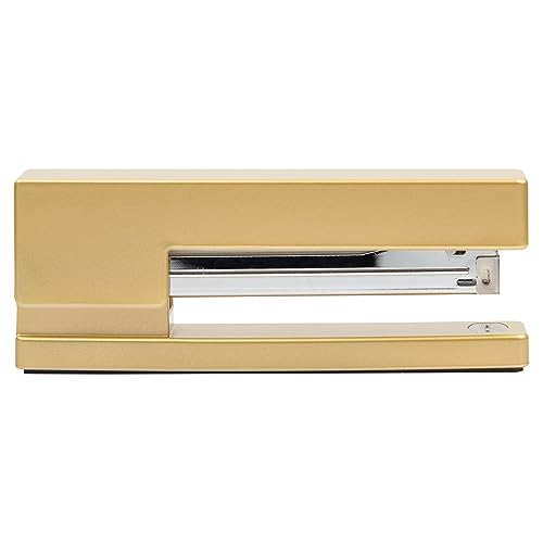 JAM PAPER Modern Desk Stapler - Gold - Sold Individually - color: Gold, size: Pack of 1