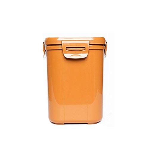 E-Jen Premium Kimchi, Sauerkraut Container Probiotic Fermentation with Inner Vacuum Lid (Earthenware Brown, 0.45 gal/ 1.7L) - color: Earthenware Brown, size: 0.45 gal