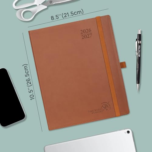 POPRUN Planner 2026-2027, Large-8.5" x 10.5", Academic Weekly Planner - color: Blue, size: Large-8.5" x 10.5", style: Academic Year 2026-2027