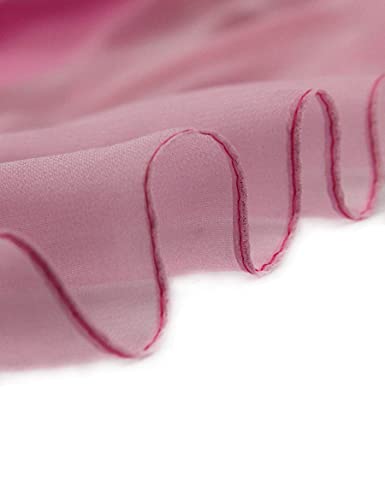 PANTONIGHT Long Chiffon Sheer Scarf Gradient Shaded Colors Lightweight Scarf For Womens - color: Col 701