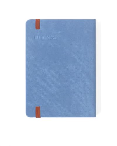 A6 Lined Hardcover Notebook, 100 GSM Paper, Light Steel Blue - color: Light Steel Blue, size: A6（2026 Edition）
