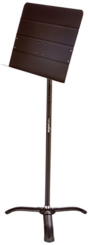 Amazon Basics Portable Height Adjustable Sheet Music Stand, Sturdy Metal, Black