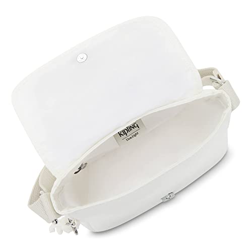 Kipling Sabian Crossbody Mini Bag - color: New Alabaster, size: 7.75''L x 5.75''H x 3.25''D