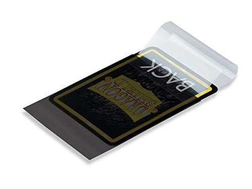 Dragon Shield - Standard Perfect Fit Sealable Sleeves (100 Sleeves) - Smoke - color: Sealable Inner Smoke