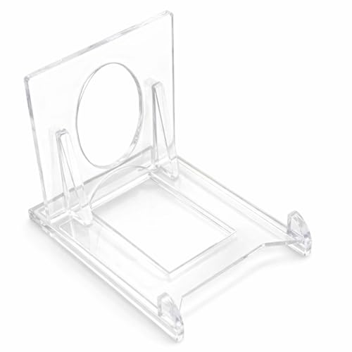Novabright 30 Pack 2-piece Card Display Stands Mini Swap Card Holder