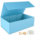 RYDDOY Blue Gift Box, 13.8x9.5x4.3'' Large Gift Boxes with Lids - color: Blue, size: 13.8 x 9.5 x 4.3 Inch