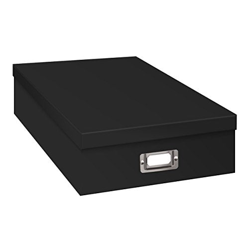 Pioneer Jumbo Scrapbook Storage Box, Black, 14.75 Inch x 13 Inch x 3.75 Inch - size: 14.75 x 13 x 3.75 inches