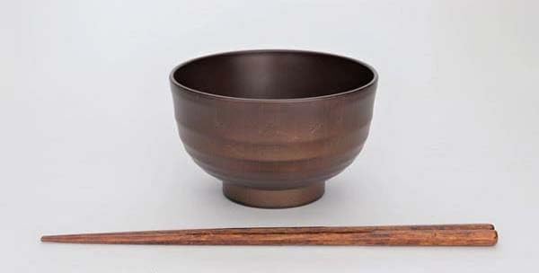 Japanese Soup Bowls Made in Japan, 4-Pack – Traditional Miso & Rice Bowls, Microwave & Dishwasher Safe, BPA-Free Resin, Brown Rabbit - color: Brown Rabbit
