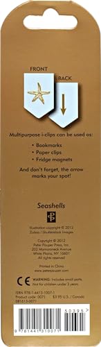 Seashells i-Clip Magnetic Page Markers (Set of 8 Magnetic Bookmarks)