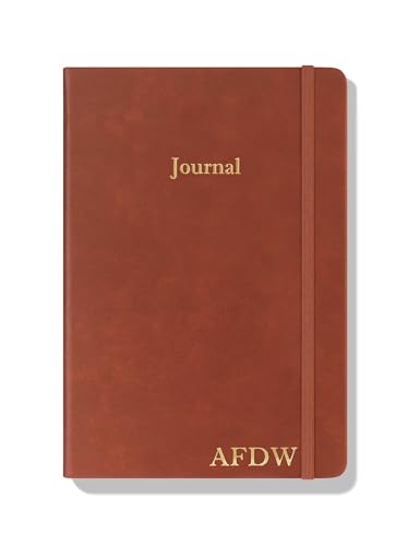 Wykeham's Executive 2026 Undated Daily Journal Planner – Customization Available (Personalized Brown, 8.5"×5.5") - color: Personalized Brown
