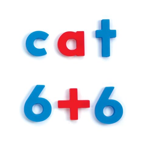 Educational Insights Color-Coded AlphaMagnets & MathMagnets 214-piece Set