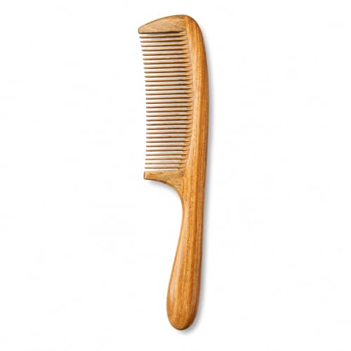 Melune Natural Ebony Wood Wide-Tooth Comb for Thick Curly Hair, 8.27 in (B0H1CBWWBH)
