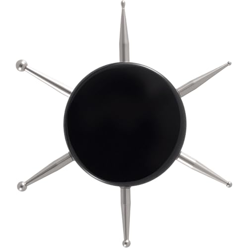Nail Dotting Tool, 6-in-1 Metal Dotting Tool Nail Art, Black - color: Black, 1pcs, 6-in-1