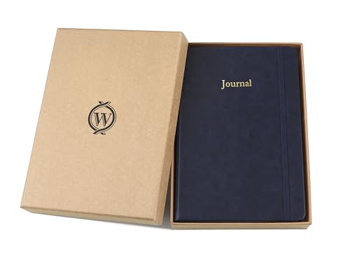 Wykeham's Executive 2026 Undated Daily Journal Planner – Customization Available (Royal Blue, 8.5"×5.5") - color: Royal Blue