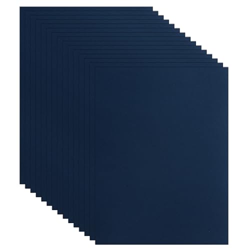 Guakicae 100 Sheets Navy Blue Cardstock 8.5 x 11 Scrapbooking Paper 75lb - color: Blue, size: 100 Sheets