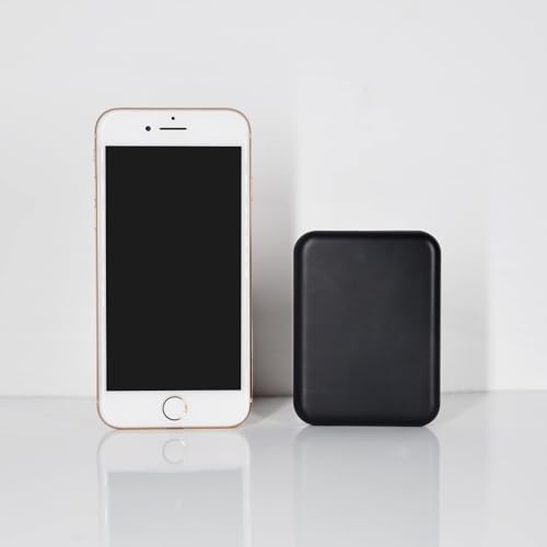 Kintion Pocket Mirror, 1X/3X Magnification LED Compact Mirror (Black) - color: Black