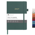 &And Per Se 2027 Planner, 12-Month Monthly & Weekly, 2027 Calendar Planner with 100gsm Paper, A5 Hardcover Faux Leather, 5.7" x 8" (Green) - color: Green, size: 5.7" x 8"(Jan 2027-Dec 2027)