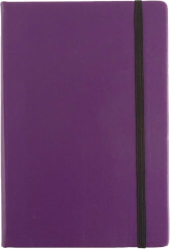 Eccolo Cool Jazz Hardbound Writing Journal, 192-Page Lined Paper, Lay-Flat - color: Navy Blue, size: Large - (7.25-x-9.6 Inches)