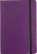 Eccolo Cool Jazz Hardbound Writing Journal, 192-Page Lined Paper, Lay-Flat - color: Navy Blue, size: Large - (7.25-x-9.6 Inches)
