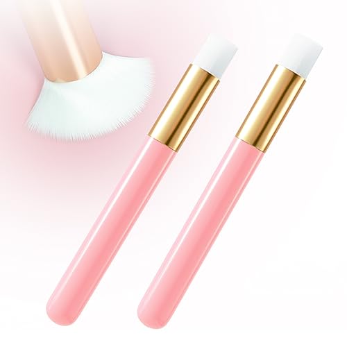 Buqikma Eyelash Brush Lash Brush for Cleansing Shampoo Brushes 2PCS, Pink