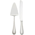 Reed & Barton Lyndon 2pc Dessert Set, 0.8 LB, Metallic - style: Dessert Set