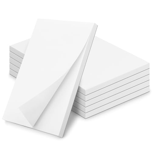 Hoiny 6 Pack Note Pads 4x6, Blank Server Notepad, Small Memo Scratch Paper - style: 6 Pack