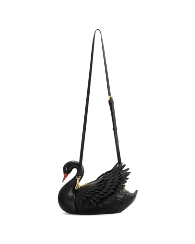 JW PEI Women's Alani Swan Shaped Crossbody Bag - color: Black