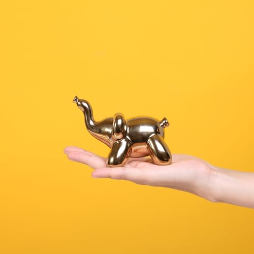 Gold Home Décor Balloon Figurine Accent (Elephant) - size: Elephant