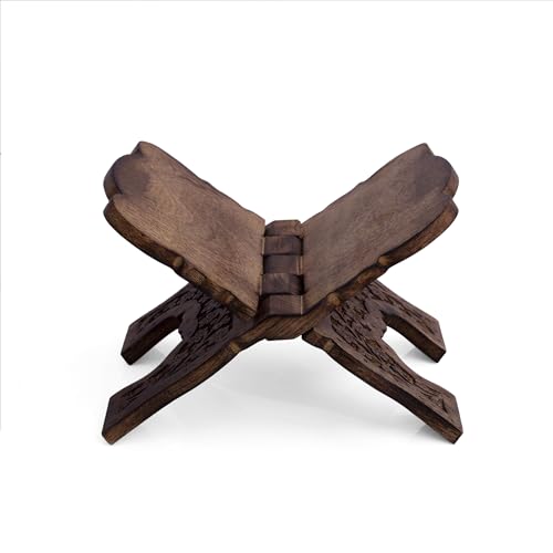 Handmade Wooden Prayer Book Stand Rehal Folding Bible Quran Holder 12 Inch