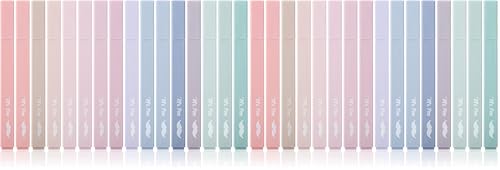 Mr. Pen- Aesthetic Highlighters, 16 pcs, Chisel Tip, Morandi Colors, No Bleed Bible Highlighter Pastel, Assorted Colors, Cute (Pack of 2) - color: Morandi Colors, size: 32 Pack