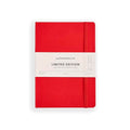 myPAPERCLIP Limited Edition A5 Ruled Notebook | 192 Pages, 100 GSM, Soft Cover, A5 (5.83 × 8.27 in) | Flat Lay | Bookmark & Elastic Closure | Ruby - color: Ruby, style: Ruled