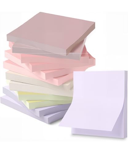 Mr. Pen- Sticky Notes, 3"x3", 12 Pads, 600 Sheets, Blooming Reverie - color: Blooming Reverie