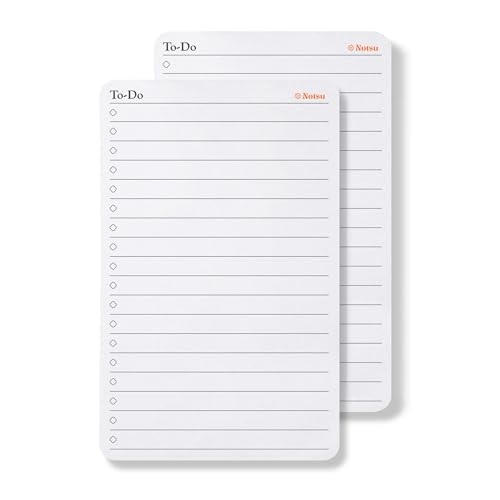 Notsu To Do List Small Desk Notepad 2 Pack 3.9" x 6.3" - size: 3.9" x 6.3", style: To-Do