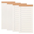 PATIKIL Portable Field Notes, 4 Pcs Small Notepads 50 Sheets Pocket Notebooks Memo Books to Do List Organizer Planner Daily for Work Office Journey, Planner/Grid - style: Planner/Grid