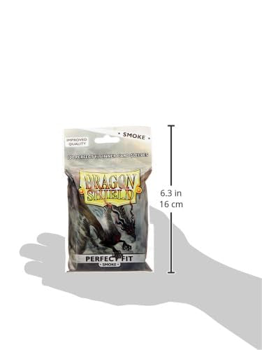 Dragon Shield AT-13023 Card Case, Smoke, One Size ( 100 count ) - color: Perfect Fit Smoke