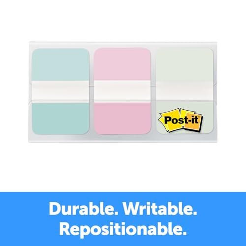 Post-it Pastel Color Tabs, 3 Colors, 3x3 inches, 24-Pack - style: 24 Pack