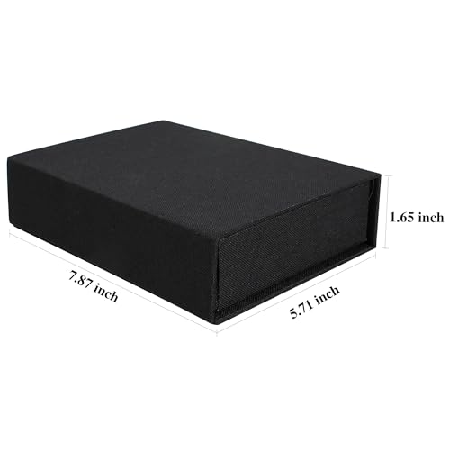 Photo Storage Box 5x7, Keepsake Box - Black - color: Black, size: 5"x7"