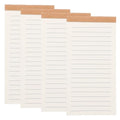 PATIKIL Portable Field Notes, 4 Pcs Small Notepads 50 Sheets Pocket Notebooks Memo Books to Do List Organizer Planner Daily for Work Office Journey, Lined - style: Lined