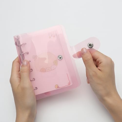 Pink A7 Budget Binder Planner Cover Shell Protector - color: Pink A7