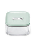 Caraway 1 qt Glass Airtight Food Storage Container with Lid - color: Mist, size: 1qt Container